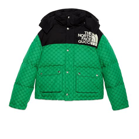 gucci green dragon jacket|north face Gucci jacket green.